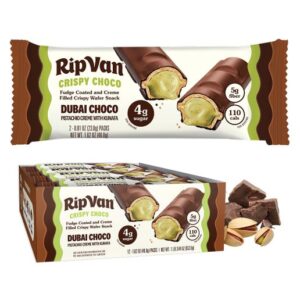 Rip Van Crispy Choco Dubai Chocolate Bar 1.62oz 12ct